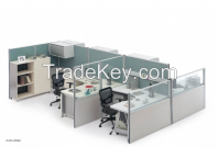 5-person office partition workstation