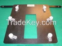  SUPINE HEAD CARBON FIBER  BASEPLATE 6 TWISTED CLAMPING FIXATION