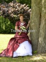 Custom wedding dress,bridal gown with color 3