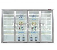 Stores display refrigerator