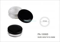 Plastic Loose Powder Case with sifter/cosmetic loose powder container