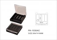 plastic empty eye shadow cases/eye shadow containers/eye shadow packaging