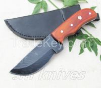Custom Hand  Made Damascus Hunting Knife