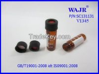 4ml amber vial, boroilicate glass vial, with write-on spot