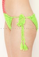 High quality Hand Crochet Monokini | swimwear,swimsuits,beachwear,handmade,boho,bohemian,gypsy,sexy,strappy,neon,color block