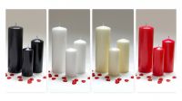 Big White Pillar Church Candle and Parafin Wax Available