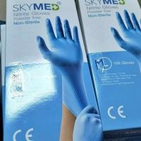 Comfortable Exam Mechanic safety cleanroom Nitrile Gloves Protective accelerator free nitrile Gloves