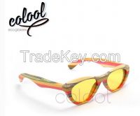 Multi Color Bamboo Sun Glasses, Wholesale Sunglasses