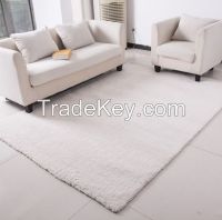 High Quality Hand Made Tufted 2cm super Soft Plain Shaggy Carpet