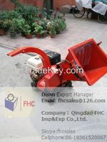 Double blades wood chipper