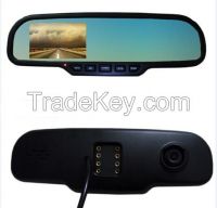 2.7 inch real HD CCTV DVR rearview mirror