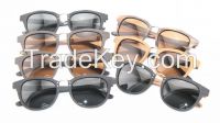 Faux Wood Full Acetate Fashion Antique Polarized Sunglasses TA1288