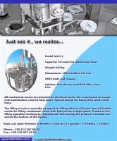 fully mechanical cup filling sealing machine(no compresed air needed)