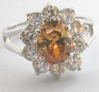 10kt PT Plated CZ rings