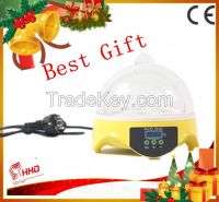 High hatching rate 7 eggs mini chicken egg China incubator for sale