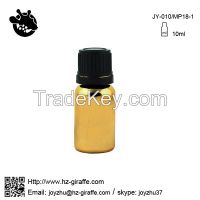 Skin care 10ml shiny gold essential oil glass bottle