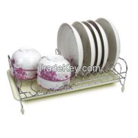 Metal Storage Racks For Dish And Bowls In Kitchen