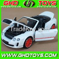 MZ branded 1:32 alloy authorized Bentley,1:32 small scale diecast Bentley toy cars with light,music and opened door
