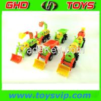 Plastic Friction Engineering Vehicle  toys