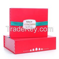 foldable christmas gift box with magnet close