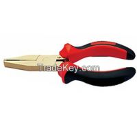 Non spark aluminum bronze alloy flat nose plier hand tools TKNo250