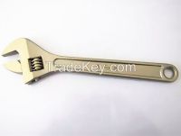 Non sparking aluminum bronze alloy adjustable wrench TK125