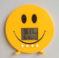 countdown timer & clock with smiley face