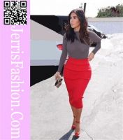 Fashion kim kardashian dress elebrity red bandage dresses