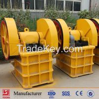 ISO, CE Approved Yuhong pe250x400 jaw crusher