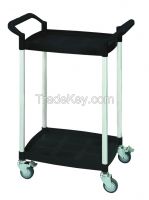 Hs-450e Mini Size 2 Tiers Service Cart Trolley For Home/office Use