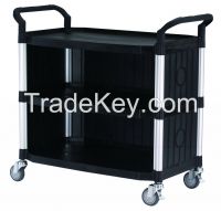 HS-808LC Super Large 3 tiers utility cart for workshop, construction site heavy duty trolley cart