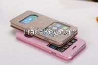 Ultra slim Flip Cover Case with Caller ID View Window for iPhone 6 - 4.7