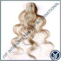 Clip In Hair Remy Hair 18" Body Wave Color P18/613# 85Gr Ful Head IN STOCK