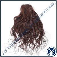 Clip In Hair Brazilian Remy Hair 18" Straight Color P1B/99J# 120Gr Ful Head IN STOCK