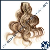 Clip In Hair Remy Hair 18" Body Wave Color P4/22# 85Gr Ful Head IN STOCK