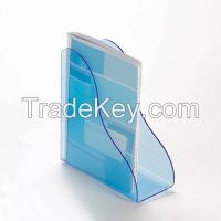 Standing Clear Acrylic File Holder Plexiglass Office File Storage Cabinet
