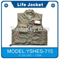 Marine Work Rescue Life Jacket/Infant Water Sports Safety Inflatable L