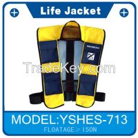 Comfortable gas cylinder for life jacket, swimming life jacket, fire pro
