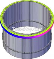 Ceramic inner cylinder of preheater