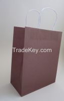 colorful kraft paper bag-brown