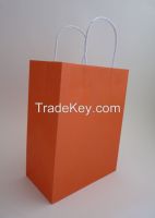 colorful kraft paper bag-orange