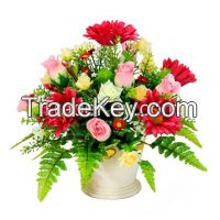 artificial rose bud bush,