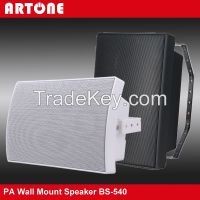 Black White 40W 100V 8-ohm PA Wall Mount Speaker BS-540