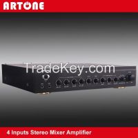 4 Audio Switchable 60W PA System Mixer Amplifier KPA-60E