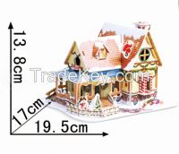 3D puzzle Christmas Cottage - educational toys