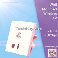 300Mbps Indoor wall mounted wireless access poi