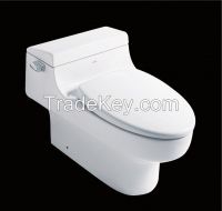 WC toilet/Hotel single flush toilet seat/Sanitary Ceramic Floor mounted S trap WC/bathroom Siphon One piece toilet bowl-PR0850