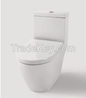 Bathroom sanitary dual flush wc toilet bowl/Ceramic one piece jet siph