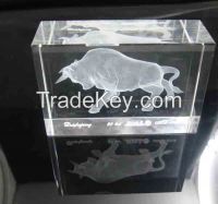 3d laser engraving k9 crystals for souvenirs gifts