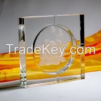 custom style k9 crystal glass ashtray for souvenirs gifts